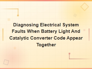 Diagnosing Electrical Faults: Battery Light and Catalytic Converter Code Together